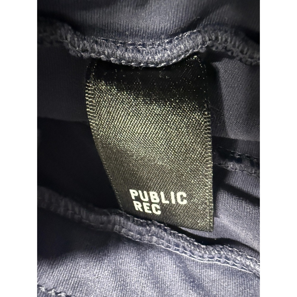 Public Rec Pants Mens 38x28 (38x30) Blue Stretch Chino Zip Pocket Travel Casual - Picture 4 of 12